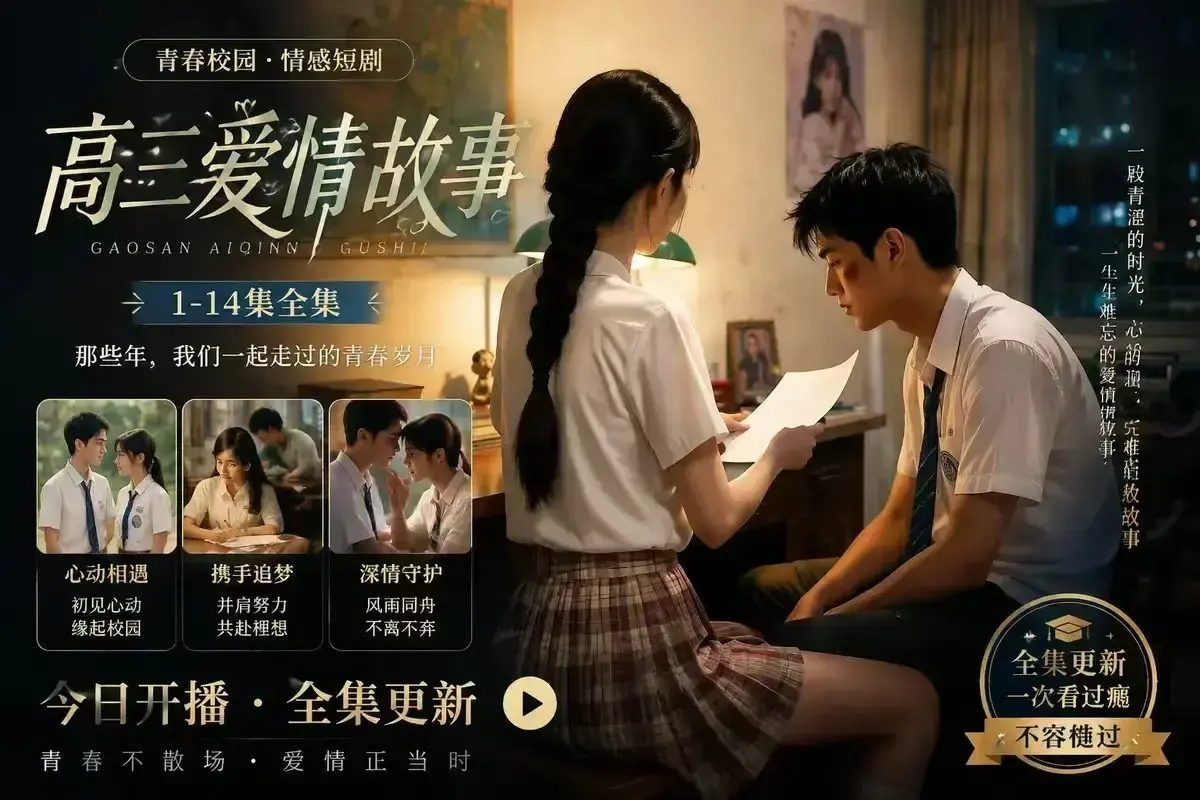 《B中爱情故事》AI校园短剧高清观看 未删减完整版误会篇 4KHDR画质在线秒存 百度网盘资源下载